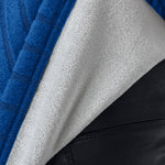U-Neck Long Sleeve Ribbed Tops Fleece Lined Basic Layering Soft Thermal Tee (No Padding)