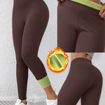 ChicMe ShapeLift Fleece Lined Active Pants Thick Soft Tummy Control Termal Warm Winter Shaping Pants