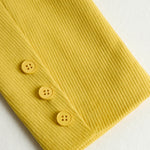 Retro Corduroy One-button Blazer