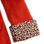 Lapel Single-breasted Leopard Print Coat