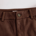 Western-style Floral Embroidered Pocket Flared Pants