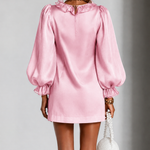 Annabel | Ruffled Puff-Sleeve Mini Dress