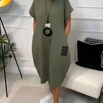 True | Stylish Short Sleeved Dress