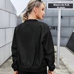Nadorine Bomber Zip Up Windbreaker Jacket