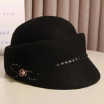 Marcelline Wool Riding Cloche