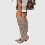 Dominique | Luxe Knee-High Leather Boots