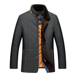 Charles™ | Warm Vintage Quilted Fur-Collar Jacket
