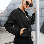 Nadorine Bomber Zip Up Windbreaker Jacket