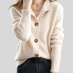 Ivanna | Retro-Style Cashmere Cardigan