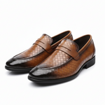The Corté Weave Leather Loafers