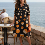 Vespera | Sunset Dot Dress