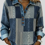 Meridell | Colorblock Print Sweatshirt
