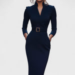 Jordan | Mandarin Luxe – Maxi dress