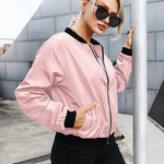 Nadorine Bomber Zip Up Windbreaker Jacket
