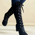 Isla | Brown Knee Boots