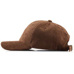 Casual Retro Corduroy Sports Warm Baseball Cap