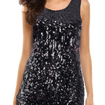 Glitter Sequin Tank Tops - Nadorine (Us Only)