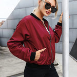 Nadorine Bomber Zip Up Windbreaker Jacket