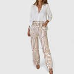 Dominique | Chic Two-Piece Set with Complimentary Belt