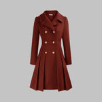 DAMI��� - Classy Double Button Long Sleeve Coat