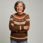Pamela | Retro Icelandic Knit Sweater