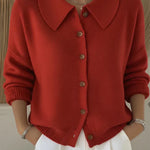 Flavia | Button Collar Cardigan