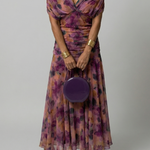 Calen | Off Shoulder Flow Midi Dress