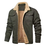 Cooper™ | Classic Warm Sherpa-Lined Trucker Jacket