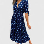 Verónica | Sophisticated Polka Dot Dress