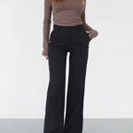 Alessia Romano | High Waisted Wide Leg Pants For Women