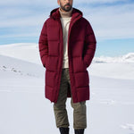 KZZ Men's Solid Color Pocket Zipper Hooded Coat