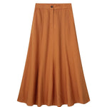 Two-Piece Set Sleeveless V-Neck Crop Top and Midi Flared Skirt Suits