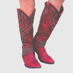 Dalia | Western Knee-High Boots