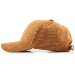 Casual Retro Corduroy Sports Warm Baseball Cap