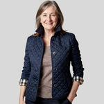 Andrea | Casual Quilted Jacket with Turned-Down Collar