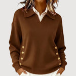 Kendra | Elegant Buttoned Sweater