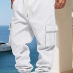 KZZ Men's Loose Fit Fleece Lined Cargo Pants