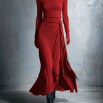 Naomi | Wrap Maxi Dress with Side Knot