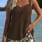 Alice | Floral Two-Piece Beach Tankini