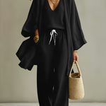 Isabelle | Casual 3-Piece Linen Loungewear Set