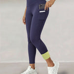 Winter Warm High Waisted Workout Athletic Leggings Tummy Control Butt Lifting Ultra Soft Thermal Lined Yoga Pants Women's Sportswear with Stacked Slit Pockets On Side
