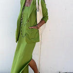 Nadorine Casual Blazers Long Sleeve Work Office Jacket