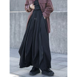 High Waisted Long Wide Leg Culottes
