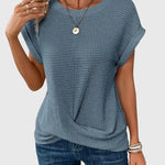 Lina | Stylish Crew Neck Blouse
