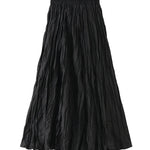 A-line mid-length winter skirt with sweater