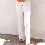 Palazzo Pants Smocked High Waist Flowy Summer Wide Leg Pants