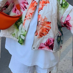 Printed Long-sleeved Jacket