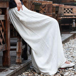 Loose Wide-leg Linen Pants