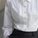 Classic Tailored Button-Down Blouse