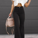 Corduroy Pocketed Flare Pants